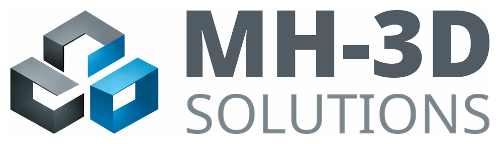 MH-3D Solutions Logo